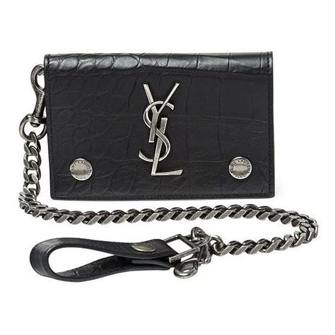 ysl wristlet insert with chain|ysl lambskin wallet.